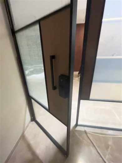 Digital lock for slim profile partition