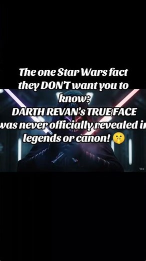 DARTH REVAN's TRUE FACEwas never officially revealed in legends or canon! 🤫