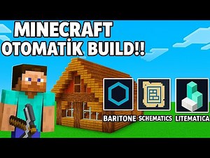 Minecraft Otomatik Build! Baritone + Schematics + Litematica (TAM REHBER)