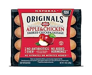 Dietz & Watson No Antibiotics Ever Apple Chicken Sausage, 10 oz