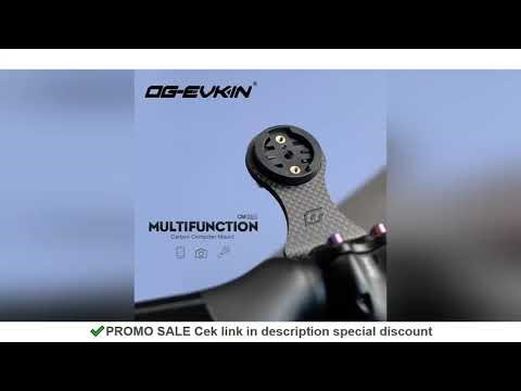 OG-EVKIN CM-02+ Bike Stem Extension Carbon Computer Mount Code Table Rack For GPS/Bike Computer/Came