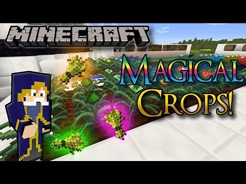 Minecraft Magical Crops! (Grow Diamonds and more!) 1.7.10 - Mod Showcase