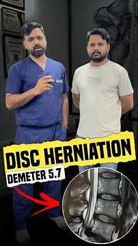 L5-S1 Disc Herniation (5.7 mm) Treatment Without Surgery #drsuniltank