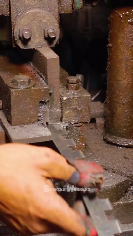 Mass Production of Door Hinges in a Steel Factory
