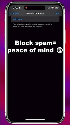 Block Numbers & Emails on iPhone – Stop Spam Instantly!