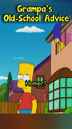 Grampa’s Old School Advice #simpsons #shorts #youtubeshorts