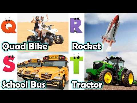 ABC Vehicle Sounds 216TH2 | Nursery Rhyme for Kids | Koko Study Class