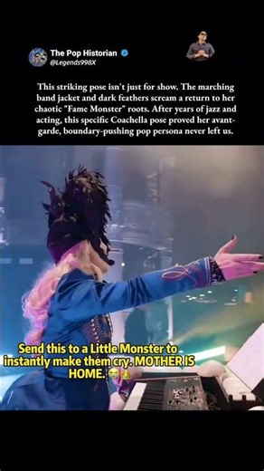 The Return of The Fame Monster 👑 #LadyGaga #PopCulture #MotherMonster #Coachella2025