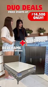 ✨ Introducing Our Newest Duo: The Ultimate Bedroom Duo Deals! ✨Upgrade your personal space with a stylish bed paired with our spacious Odette Wardrobe — all in one affordable package! 🏡💛Discover our amazing offers:Package Listings:🛏️ Zeph Bed Odette Wardrobe — ₱14,500🛏️ Anne Bed Odette Wardrobe — ₱14,500🛏️ Atalanta Bed Odette Wardrobe — ₱16,500🛏️ Chumbucket Bed Odette Wardrobe — ₱16,500🛏️ Diego Bed Odette Wardrobe — ₱16,500🛏️ Percy Bed Odette Wardrobe — ₱16,500⸻🛒 RESERVE NOW! Limited st