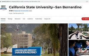 CSUSB, 美国大学排名194
