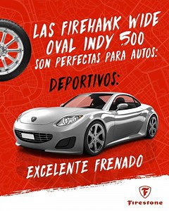 Inspiradas en las pistas, las llantas Firehawk Wide Oval Indy 500 harán que conducir sea toda una experiencia. Conocé más de ellas aquí: https://goo.gl/bHLPCv #SiempreConfiable | Firestone