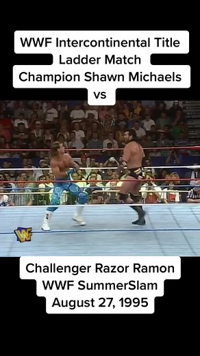 WWF SummerSlam 1995: Shawn Michaels vs Razor Ramon Ladder Match Highlights