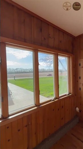 From old wood to brand new vinyl. 🪟 #customwindows #architecture
