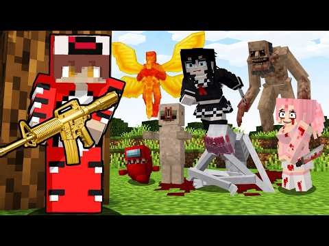 Use Armas VS Todos los SCP de Terror en Minecraft!💀