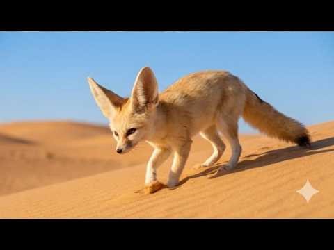 [Animal World] A fox with a cute fluffy tail growing in the wild environment - Foxes video