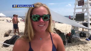 EXCLUSIVE: Hear from the lifeguard that saved a 13-year-old boy who officials believe may have been bitten by a shark off Fire Island. https://cbsloc.al/2JvPgnH | CBS New York