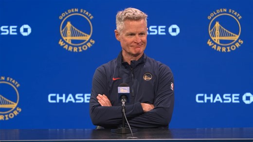 Steve Kerr met with the media to recap the Golden State Warriors 2024-25 season. | Golden State Warriors