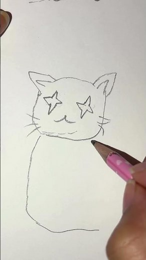 🐱 Cute Cat Drawing | Easy Step by Step Tutorial ✏️🎨