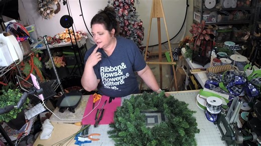 1.7K views · 23 reactions | We are throwing it back FIVE whole years for this (still very relevant) tutorial today -- let's fluff a Christmas Wreath, y'all!! Tell me if this is something you do, too, Charmers. | Southern Charm Wreaths | Facebook