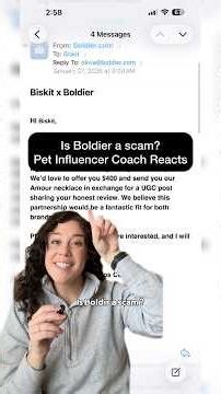 How to spot influencer scams! | Boldier UGC Scam