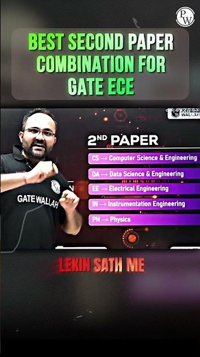 Best Two Paper Combination for GATE EE & ECE