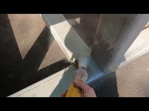 SandBlasting stainless steel tanks