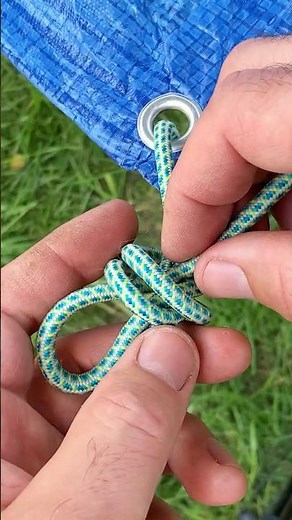 How To Tie The Strongest Knot For Tarps!