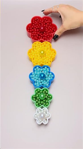 Super Satisfying Beads Sorting 🟢🔵 ASMR Relax Video #shortsfeed #funny