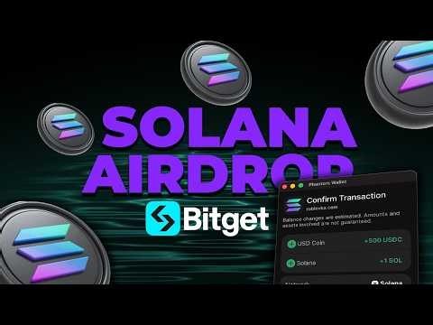 Solana Airdrop 2026 💎 | How to Claim FREE +20 SOL Tokens From BitGet | Step‑By‑Step Tutorial