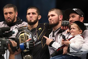 Khabib Nurmagomedov confirms Islam Makhachev's next UFC title fight with champion aiming to break 14-year record