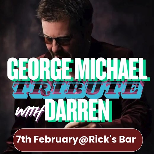 Remember the magic of George Michael? His incredible voice, timeless hits, and that unforgettable charisma that defined an era... This Saturday (7th February) at Nailcote Hall, we're bringing it all back with an amazing George Michael Tribute Show starring Darren! Expect a flawless performance packed with Wham! classics and solo gems like Club Tropicana, I'm Your Man, Faith, Careless Whisper, and more – guaranteed to get everyone singing and dancing! 🍽️ £45 per ticket gets you a delicious 3-cou