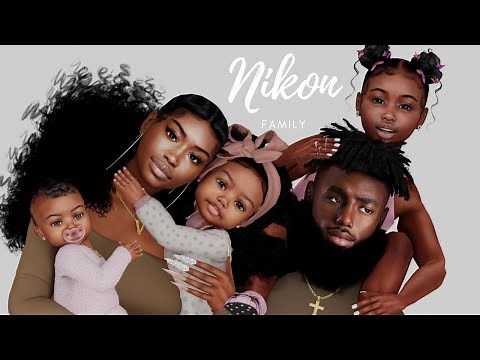 Sims 4 CAS | The Nixon's + CC Folder & Sim Download