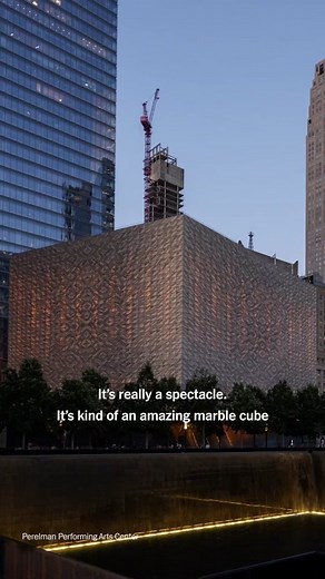 The Perelman Performing Arts Center, a glamorous $500 million project, may yet turn the World Trade Center into a neighborhood. A floating, translucent marble cube, it nestles at the foot of One World Trade Center, just eight stories high, a runt in a herd of mega-tall commercial skyscrapers but impossible to miss. If you look closely, you may notice that the building’s footprint is oriented at a slight angle to the skyscrapers around it. A serendipity of the underground engineering, the angle i