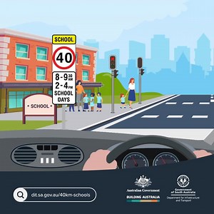 Speed limits at some SA schools are dropping to 40km/h at drop-off and pickup times. | SA Infrastructure and Transport