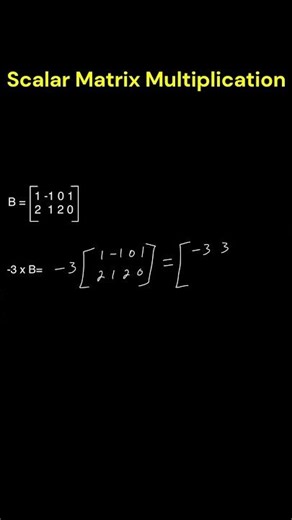 It's Just Like Normal Multiplication! 🥳 #matrix #mathforfun #matrixmultiplication #matrices #maths
