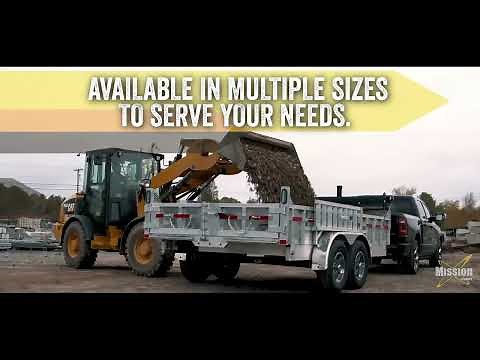 Commercial Dump Trailer from Mission