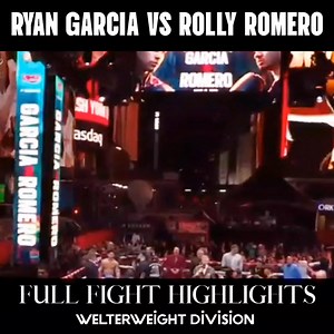 105K views · 942 reactions | RYAN GARCIA vs ROLLY ROMERO FULL FIGHT HIGHLIGHTS | Sports PH | Facebook