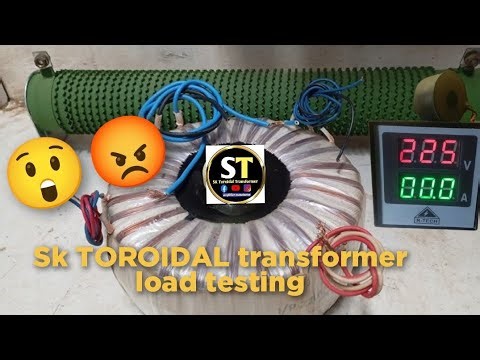 Sk TOROIDAL transformer AMPR LOD testing / amplifier transformer Lod testing