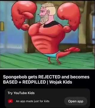 Spongebob gets REJECTED and becomes BASED + REDPILLED
