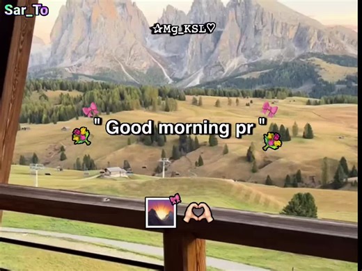 Good morning pr cx ly dh🫶🏻💞 . . .#mg_ksl #mg_ksl_2010 #fyp #foryou #lyrics💐