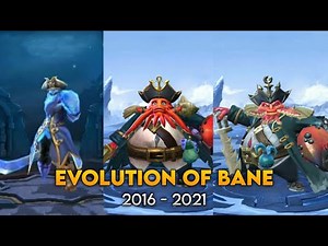 BANE EVOLUTION IN MOBILE LEGENDS | BANE 2016 - 2021 | MLBB OLD VS NEW