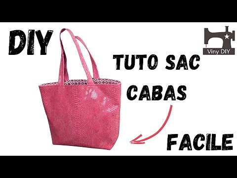 Le Sac Dragon - Cabas - Tutoriel Couture Débutant