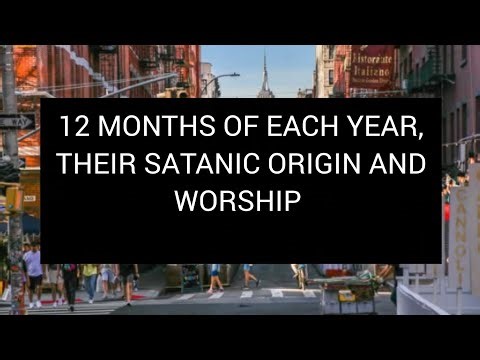 ORIGIN and meaning of the Months of the year.