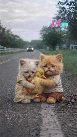 The two brothers did a good deed, but afterwards… don’t you feel sorry for the little children? #cat #kitten #viralcat #poor #viralvideo #shorts #funny #littlesister #cry #usa🇺🇸