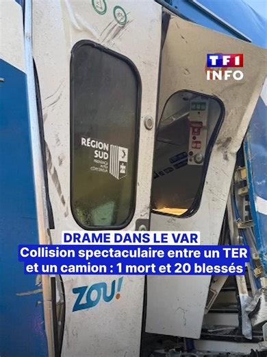 🚄 Un TER a percuté un poids lourd sur un passage à niveau à Saint-Raphaël, dans le Var, ce mercredi matin. Le conducteur du camion est décédé. La circulation ferroviaire est depuis coupée dans les deux sens entre le lieu de l'accident et Cannes.