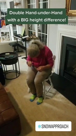 Double Hand-under-Hand with a BIG Height Difference