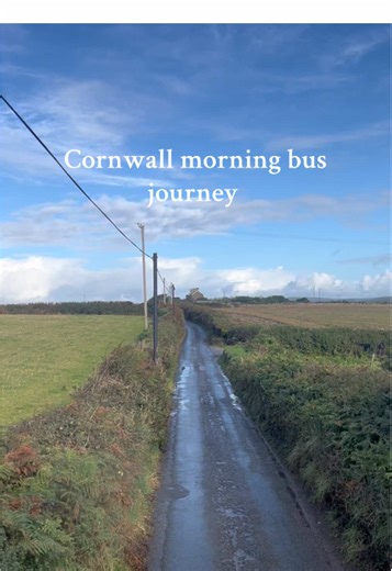 Cornwall morning bus journey, heading for another hike ❤️ #cornwall #cornwalltiktok #scenicview #amazingcornwall #kernow