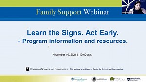 Learn the Signs - Act Early - Program Information and Resources