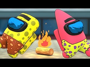 Spongegar and Patar | Among Us Animation