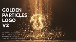 Videohive Golden Particles Logo V2 - 28376443 AEdownload.com